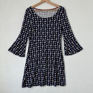 Boden Blue Miriam Bell Mini Dress 8